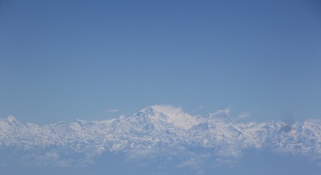 Everest from the plane